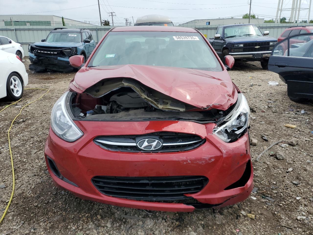 2017 Hyundai Accent Se Copart, lot number: 58539735, vin: KMHCT4AE1HU358732. Thumbnail 5