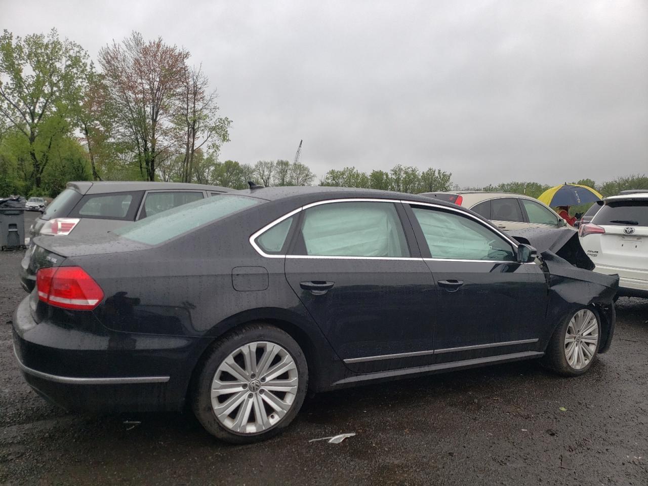 2014 Volkswagen Passat Sel Copart, lot number: 55115445, vin: 1VWCN7A39EC077212. Thumbnail 3