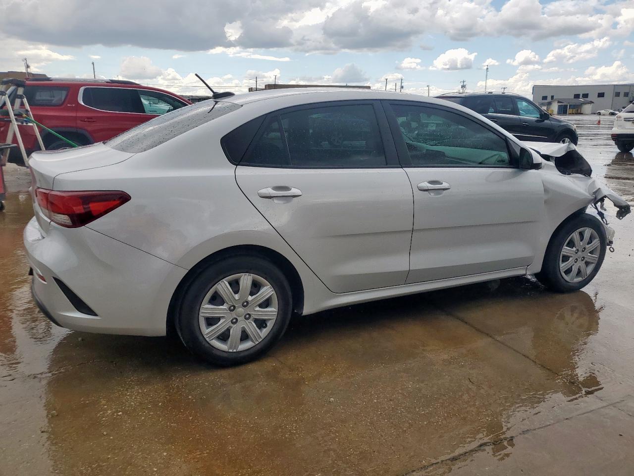 2022 Kia Rio Lx Copart, lot number: 55670515, vin: 3KPA24AD4NE438316. Thumbnail 3