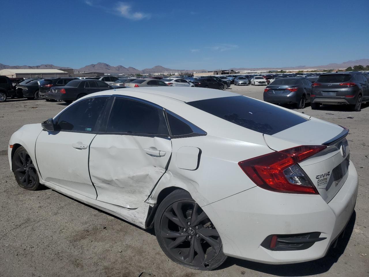 2020 Honda Civic Sport Copart, lot number: 57179425, vin: 19XFC2F83LE024203. Thumbnail 2