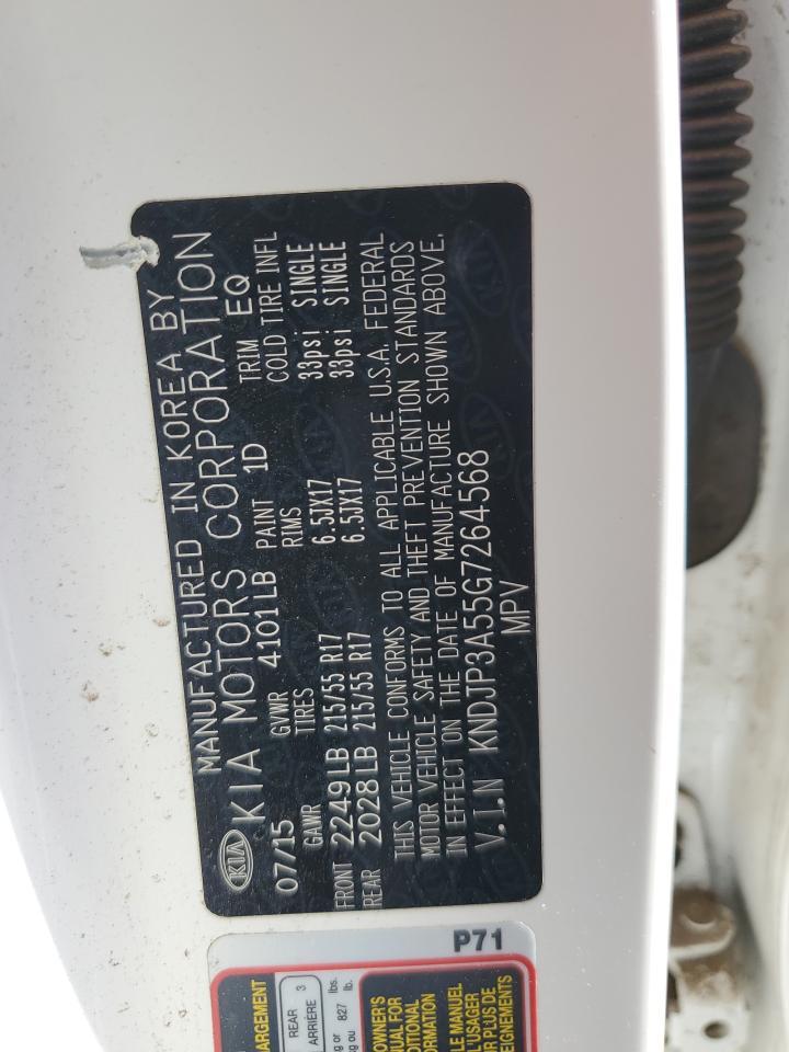 2016 Kia Soul + Copart, lot number: 56677265, vin: KNDJP3A55G7264568. Thumbnail 12