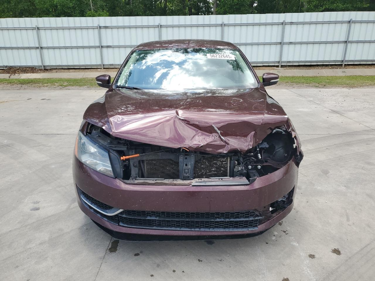 2013 Volkswagen Passat S Copart, lot number: 56232645, vin: 1VWAP7A35DC032218. Thumbnail 5