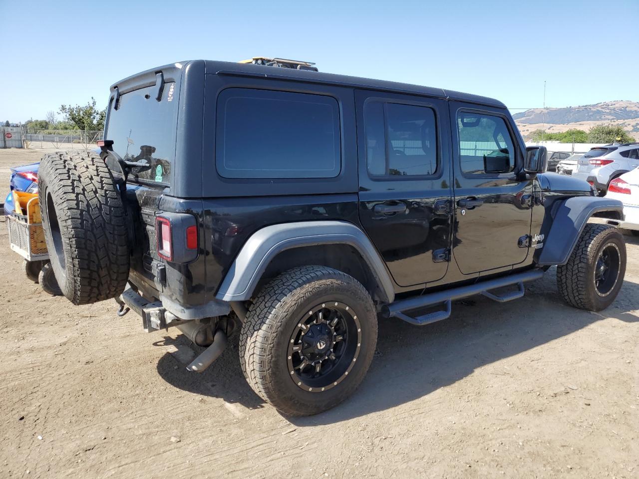 2018 Jeep Wrangler Unlimited Sport Copart, lot number: 59041465, vin: 1C4HJXDG6JW145865. Thumbnail 3