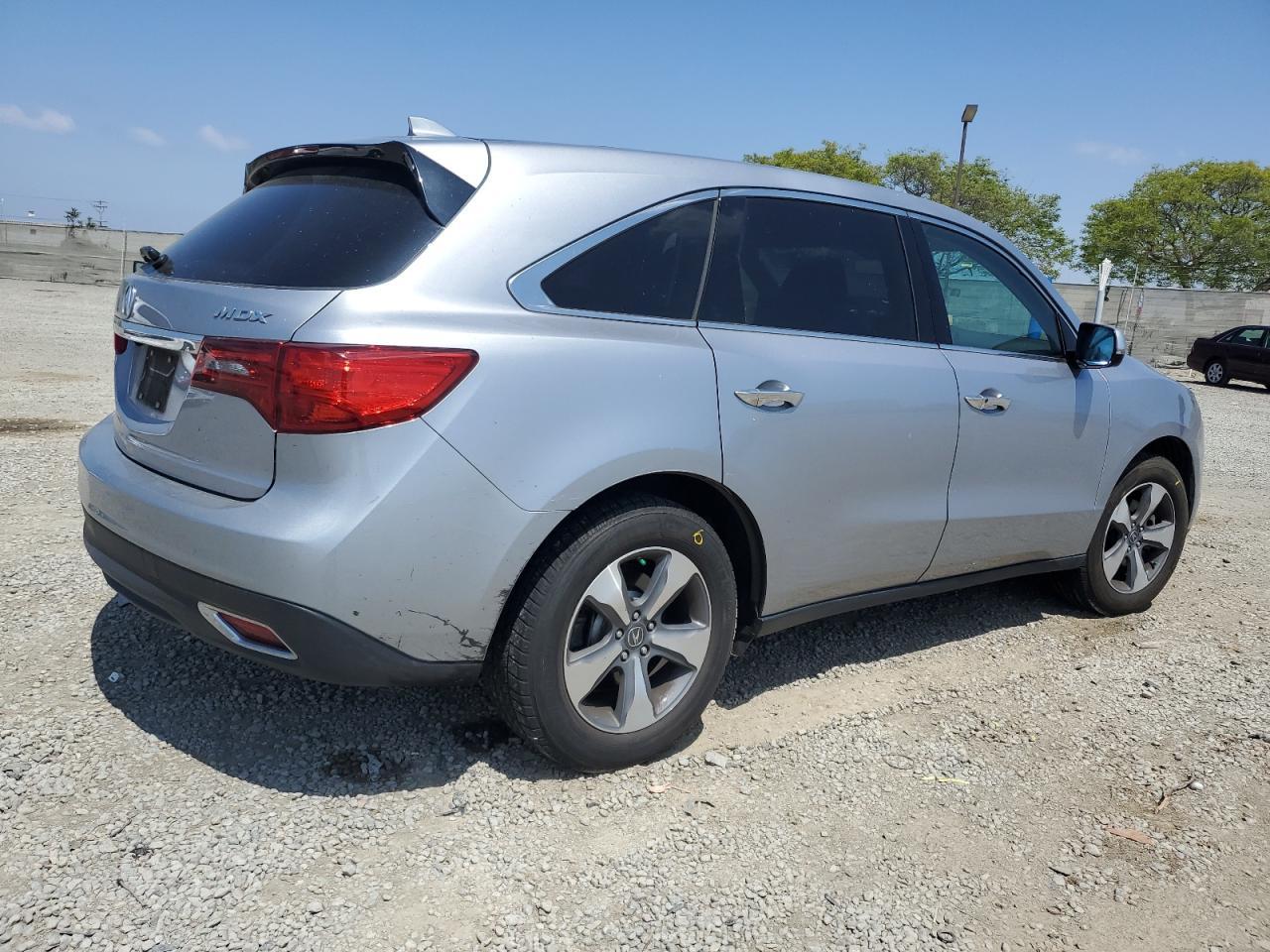 2016 Acura Mdx Copart, lot number: 55309785, vin: 5FRYD3H2XGB016828. Thumbnail 3