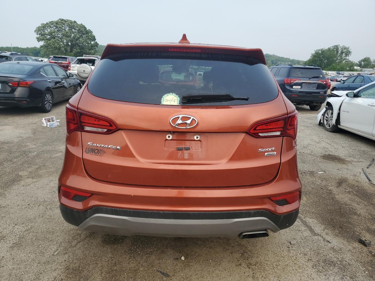 2017 Hyundai Santa Fe Sport Copart, lot number: 58805795, vin: 5XYZTDLB8HG442999. Thumbnail 6