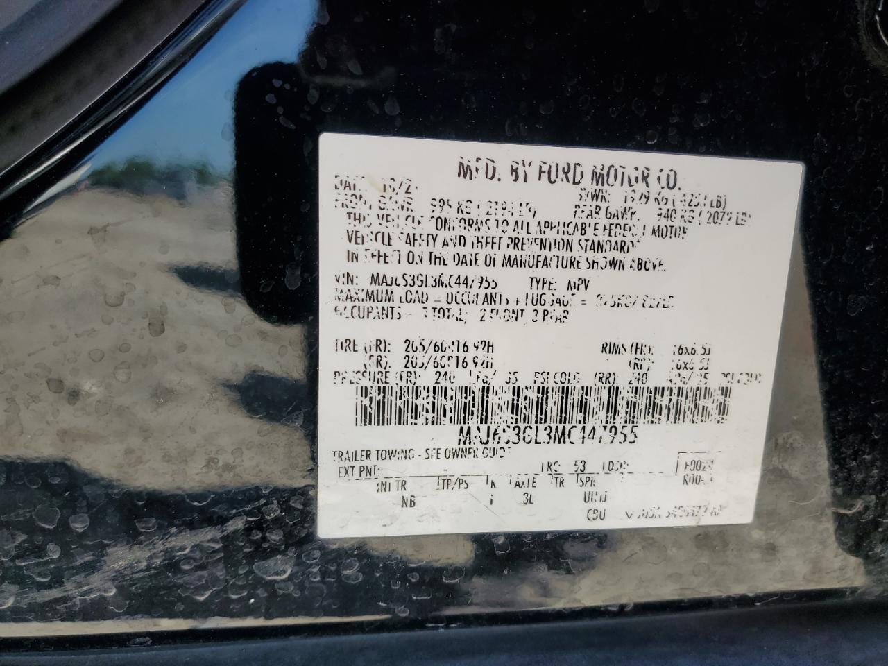 2021 Ford Ecosport Se Copart, lot number: 56637315, vin: MAJ6S3GL3MC447955. Thumbnail 14