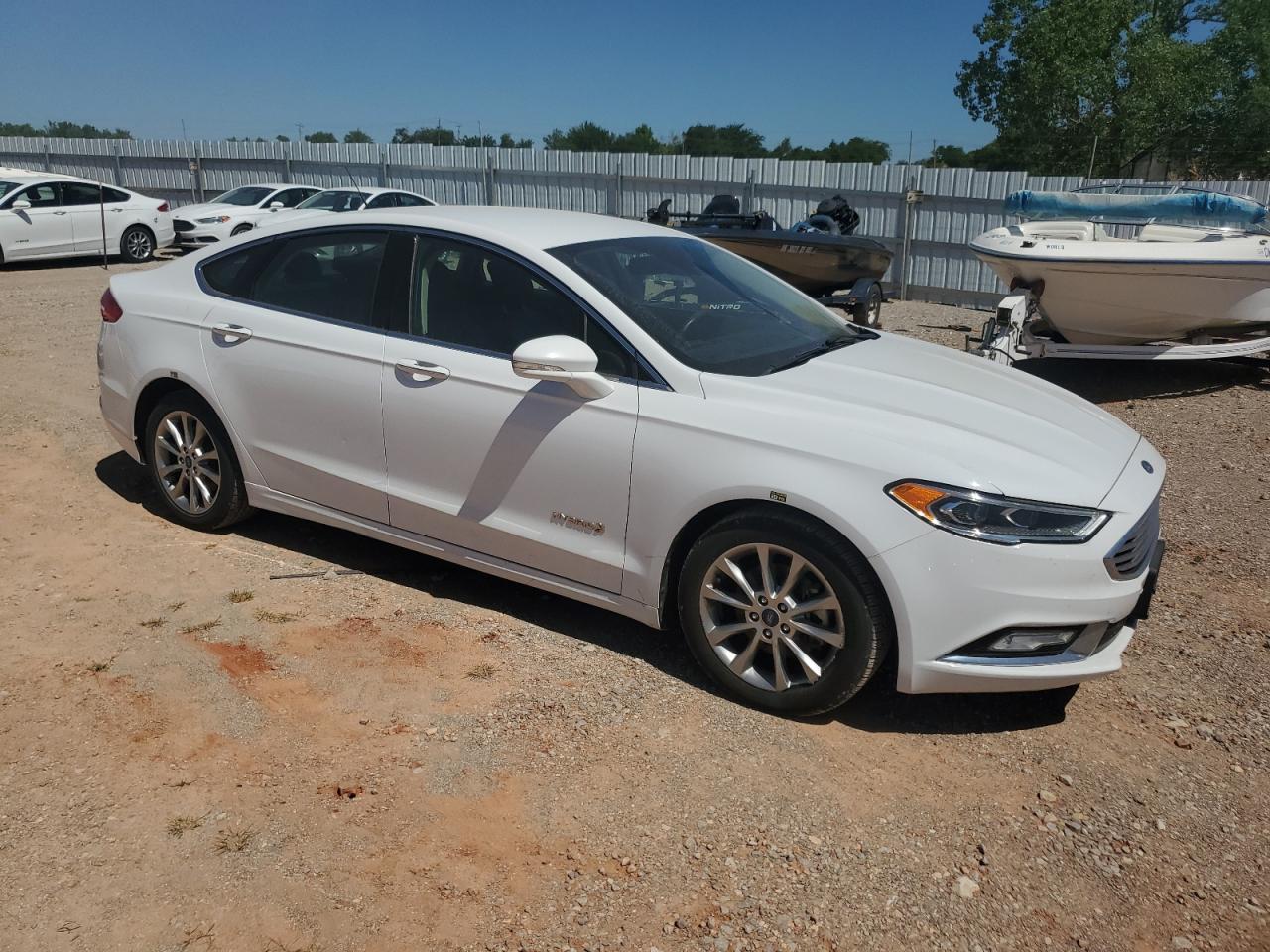 2017 Ford Fusion Se Hybrid Copart, lot number: 54043325, vin: 3FA6P0LU2HR409624. Thumbnail 4