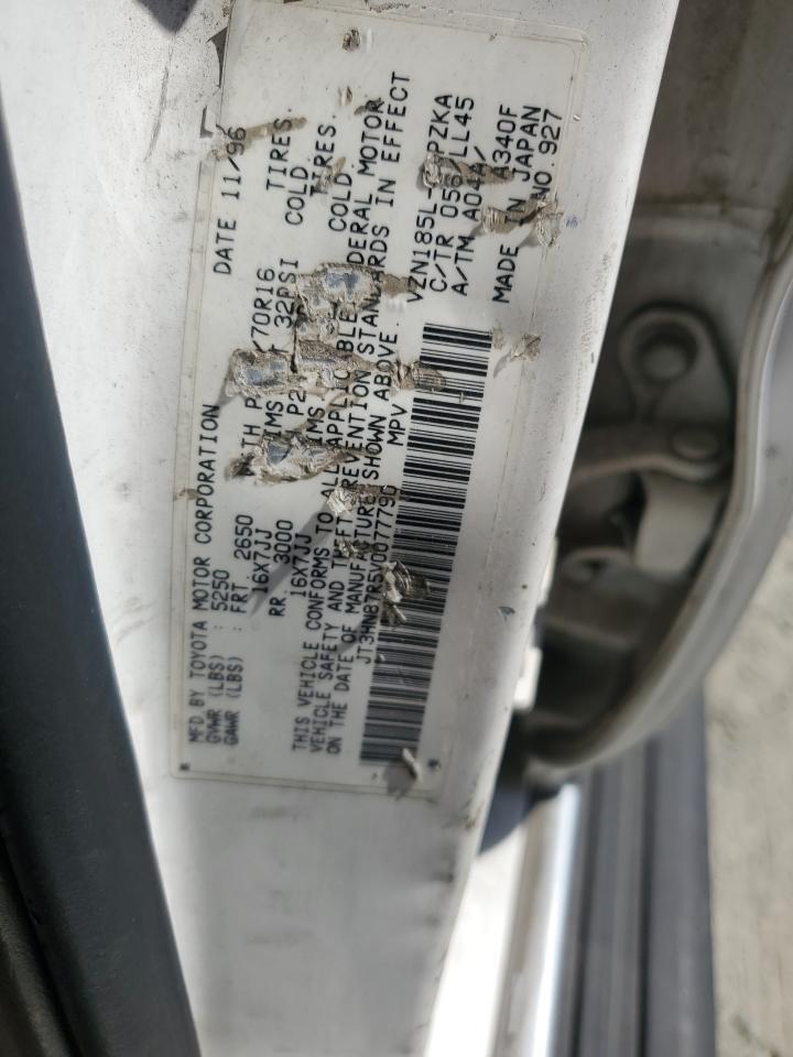 1997 Toyota 4Runner Limited Copart, lot number: 58673425, vin: JT3HN87R5V0077790. Thumbnail 13