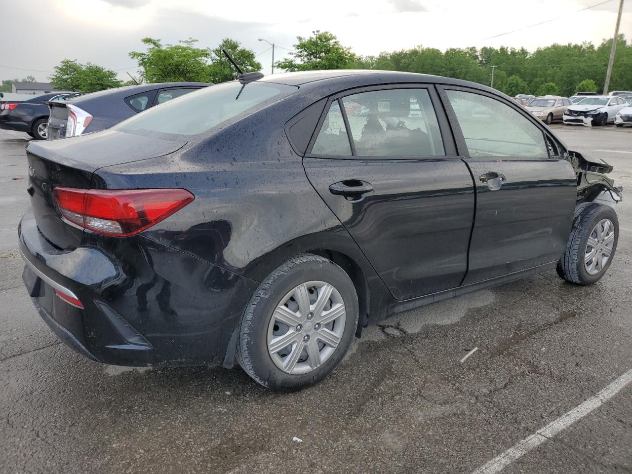 2022 Kia Rio Lx Copart, lot number: 56204735, vin: 3KPA24ADXNE449708. Thumbnail 3