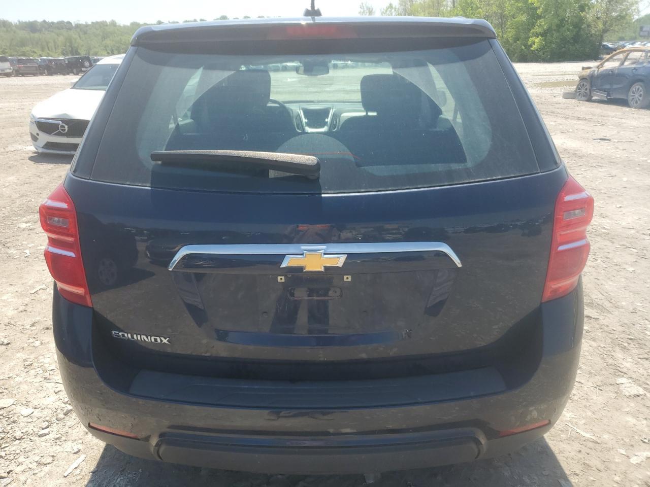 2017 Chevrolet Equinox Ls Copart, lot number: 55911645, vin: 2GNALBEKXH1569477. Thumbnail 6
