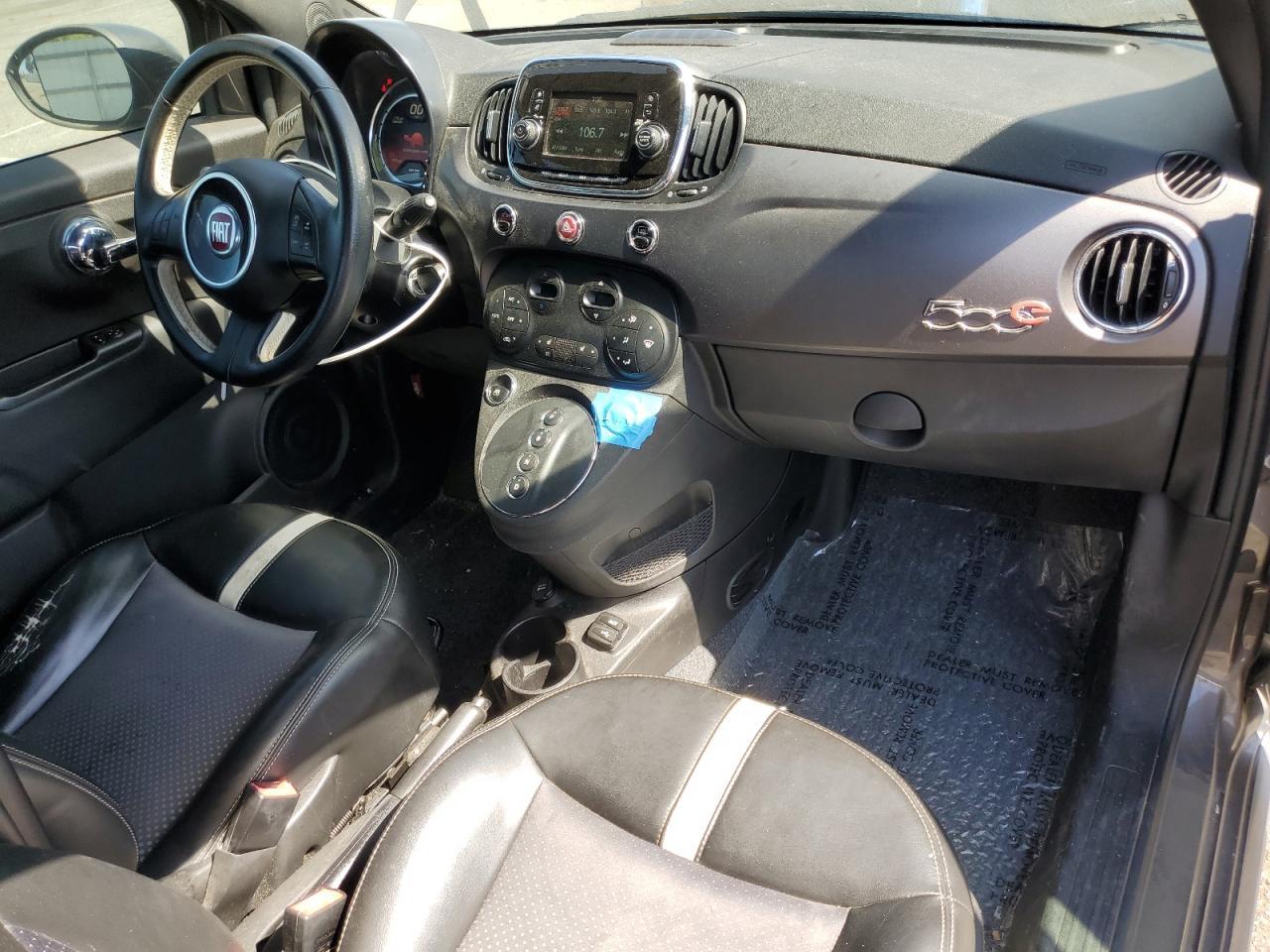 2017 Fiat 500 Electric Copart, lot number: 58774295, vin: 3C3CFFGE1HT598411. Thumbnail 8