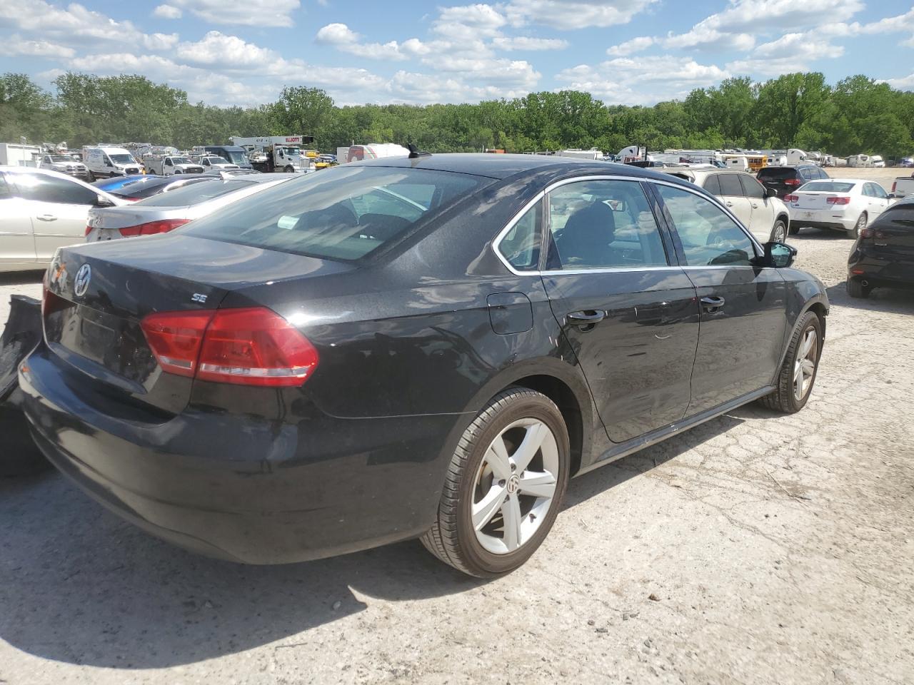 2013 Volkswagen Passat Se Copart, lot number: 55667095, vin: 1VWBP7A3XDC100355. Thumbnail 3