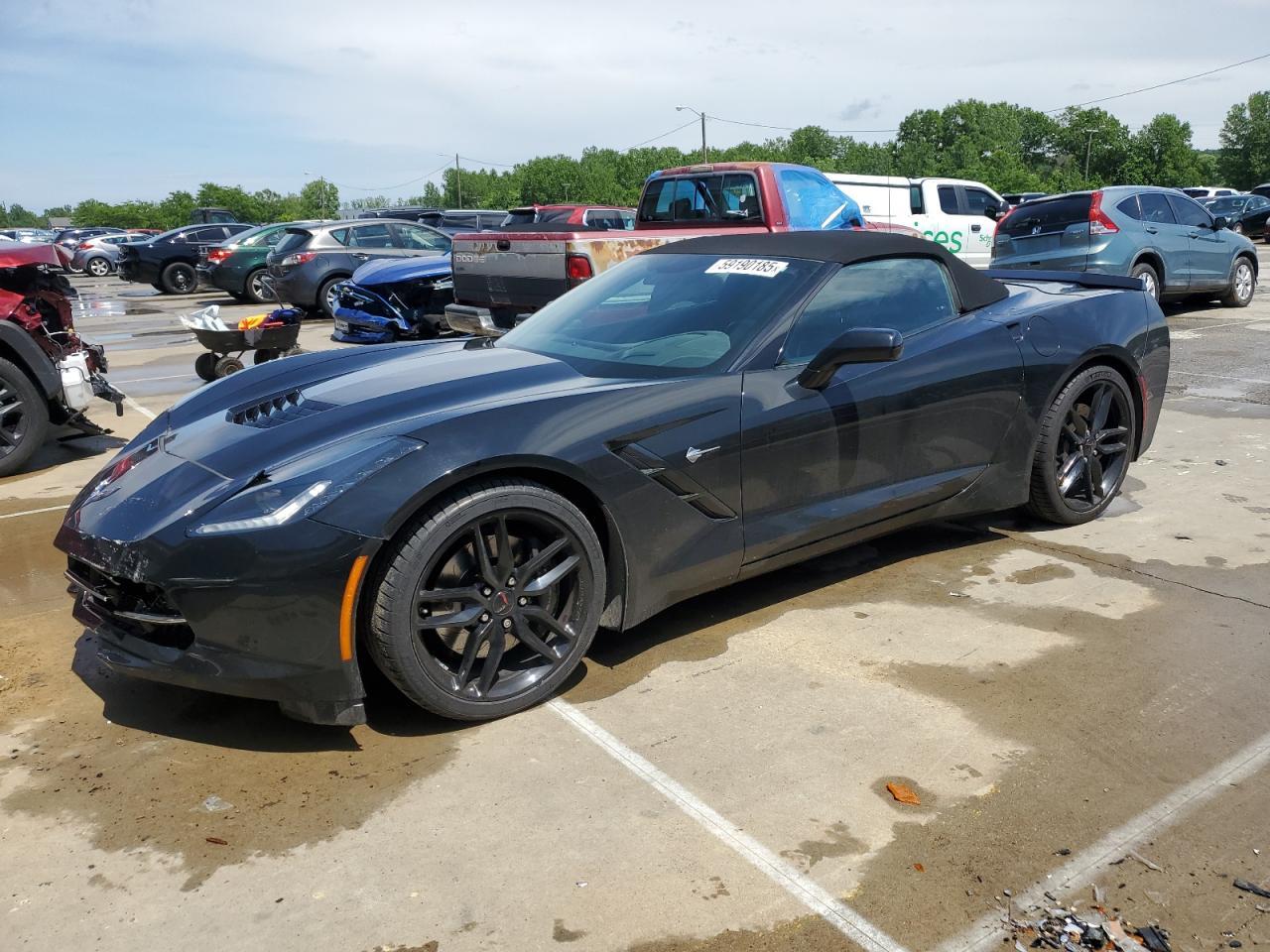 2019 Chevrolet Corvette Stingray Z51 2Lt Copart, lot number: 59190185, vin: 1G1YK3D79K5115751. Thumbnail 1