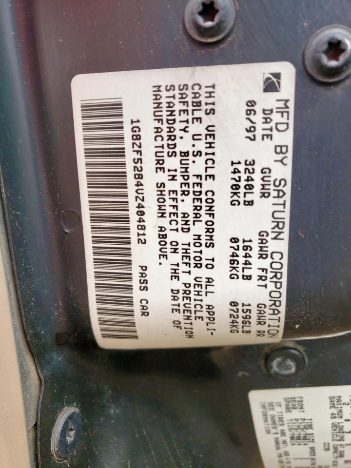 1997 Saturn Sl Copart, lot number: 58836015, vin: 1G8ZF5284VZ404812. Thumbnail 13