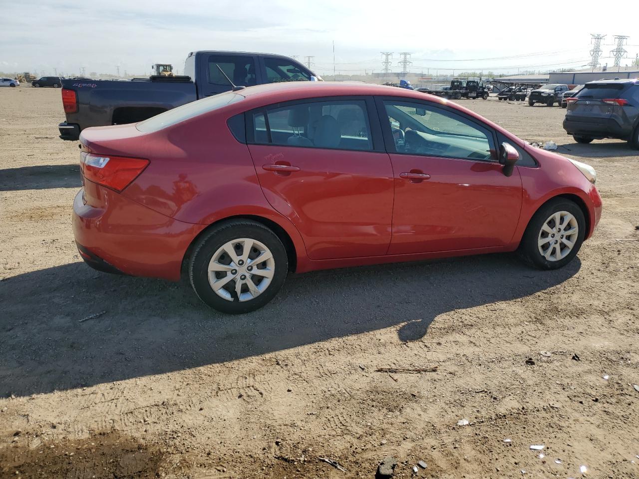 2015 Kia Rio Lx Copart, lot number: 56112455, vin: KNADM4A33F6503529. Thumbnail 3