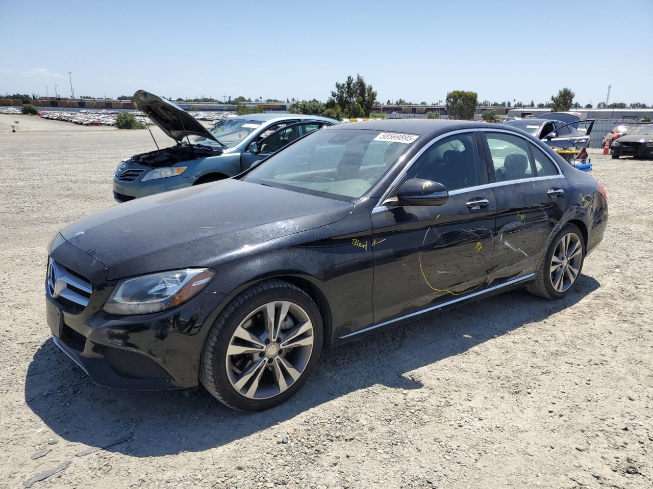2016 Mercedes-Benz C 300 Copart, lot number: 58569895, vin: 55SWF4JB5GU128972. Thumbnail 1