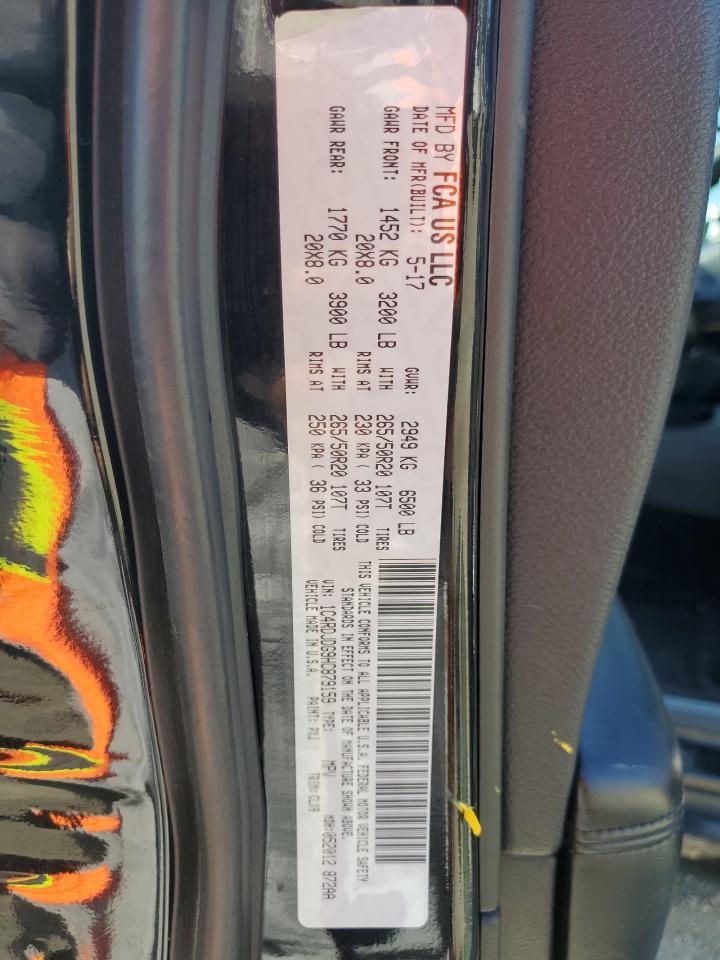 2017 Dodge Durango Gt Copart, lot number: 59178565, vin: 1C4RDJDG9HC879159. Thumbnail 13