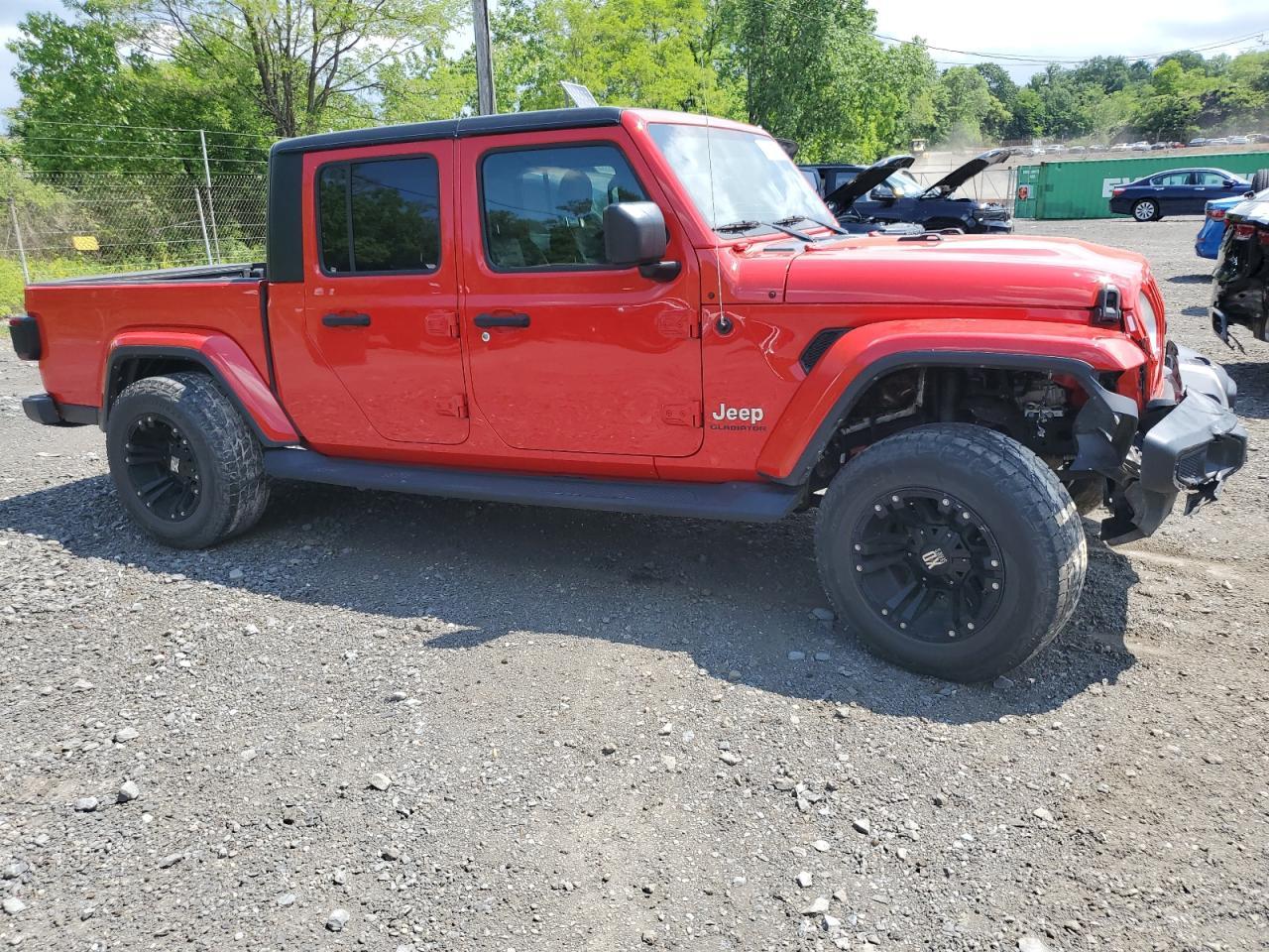 2022 Jeep Gladiator Overland Copart, lot number: 59187975, vin: 1C6HJTFG6NL103412. Thumbnail 4