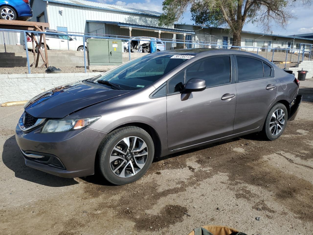 2013 Honda Civic Ex Copart, lot number: 56738315, vin: 19XFB2F87DE062523. Thumbnail 1