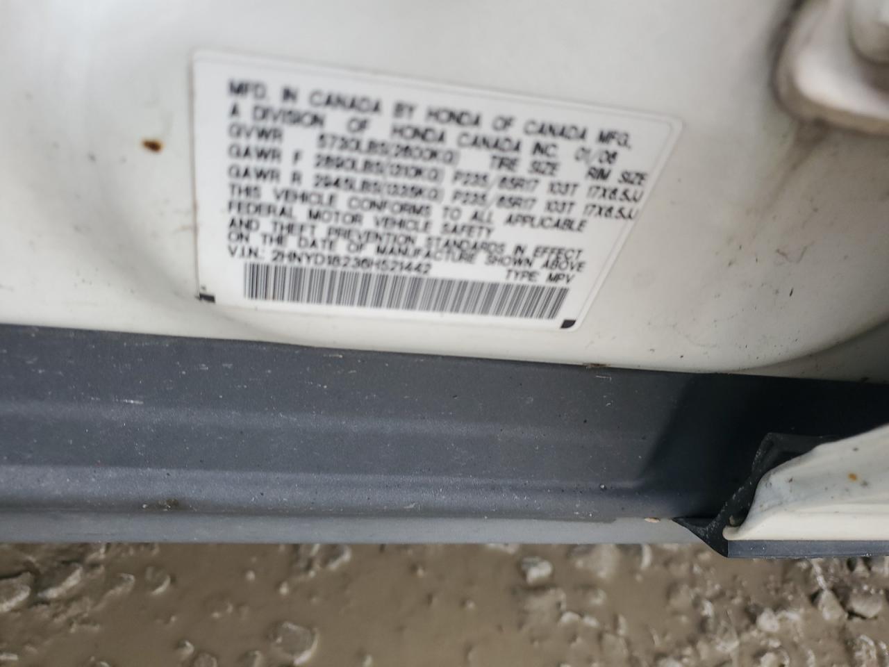 2006 Acura Mdx Copart, lot number: 55654005, vin: 2HNYD18236H521442. Thumbnail 13