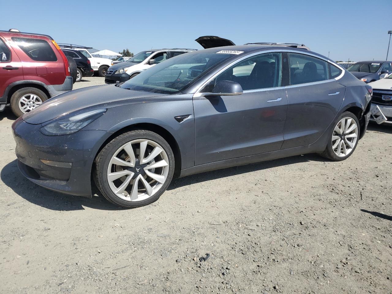 2018 Tesla Model 3 Copart, lot number: 58865265, vin: 5YJ3E1EA9JF046404. Thumbnail 1