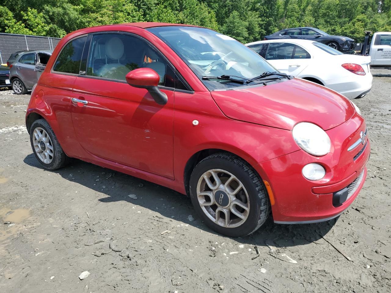 2013 Fiat 500 Pop Copart, lot number: 59025195, vin: 3C3CFFDR5DT664833. Thumbnail 4