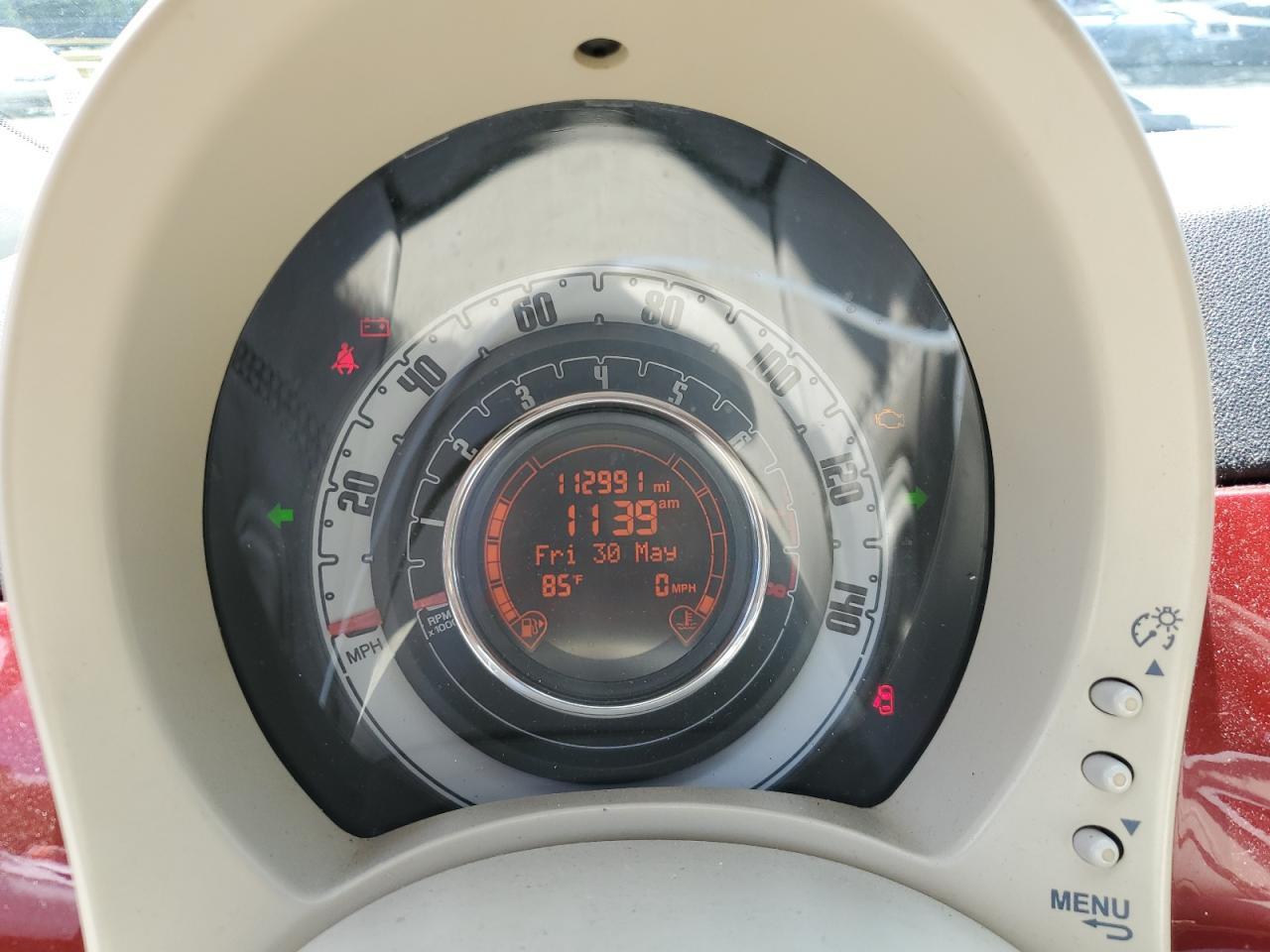 2013 Fiat 500 Pop Copart, lot number: 59025195, vin: 3C3CFFDR5DT664833. Thumbnail 9