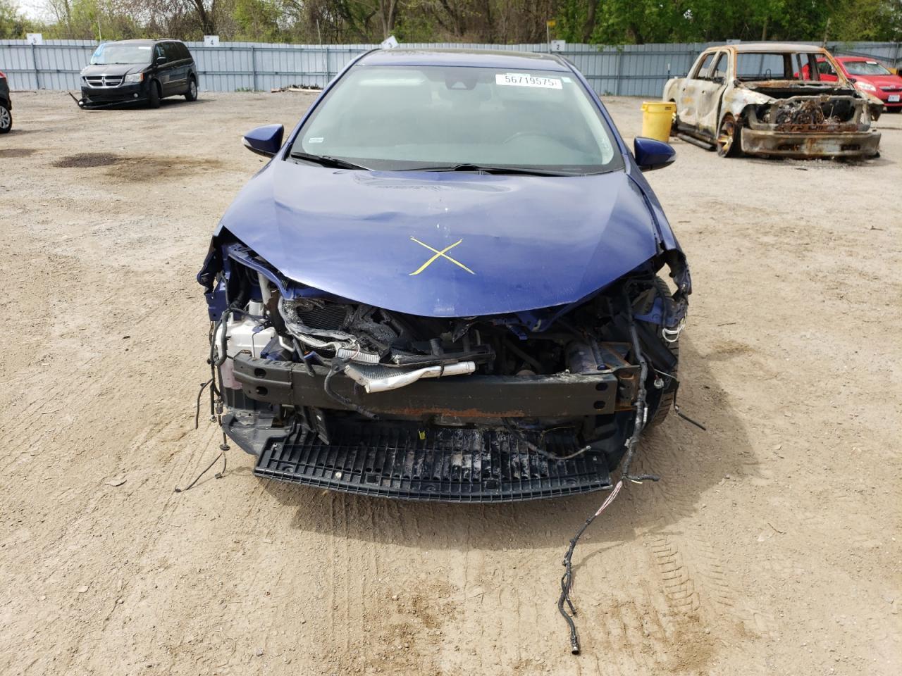 2019 Toyota Corolla L Copart, lot number: 56719575, vin: 2T1BURHE6KC202299. Thumbnail 5