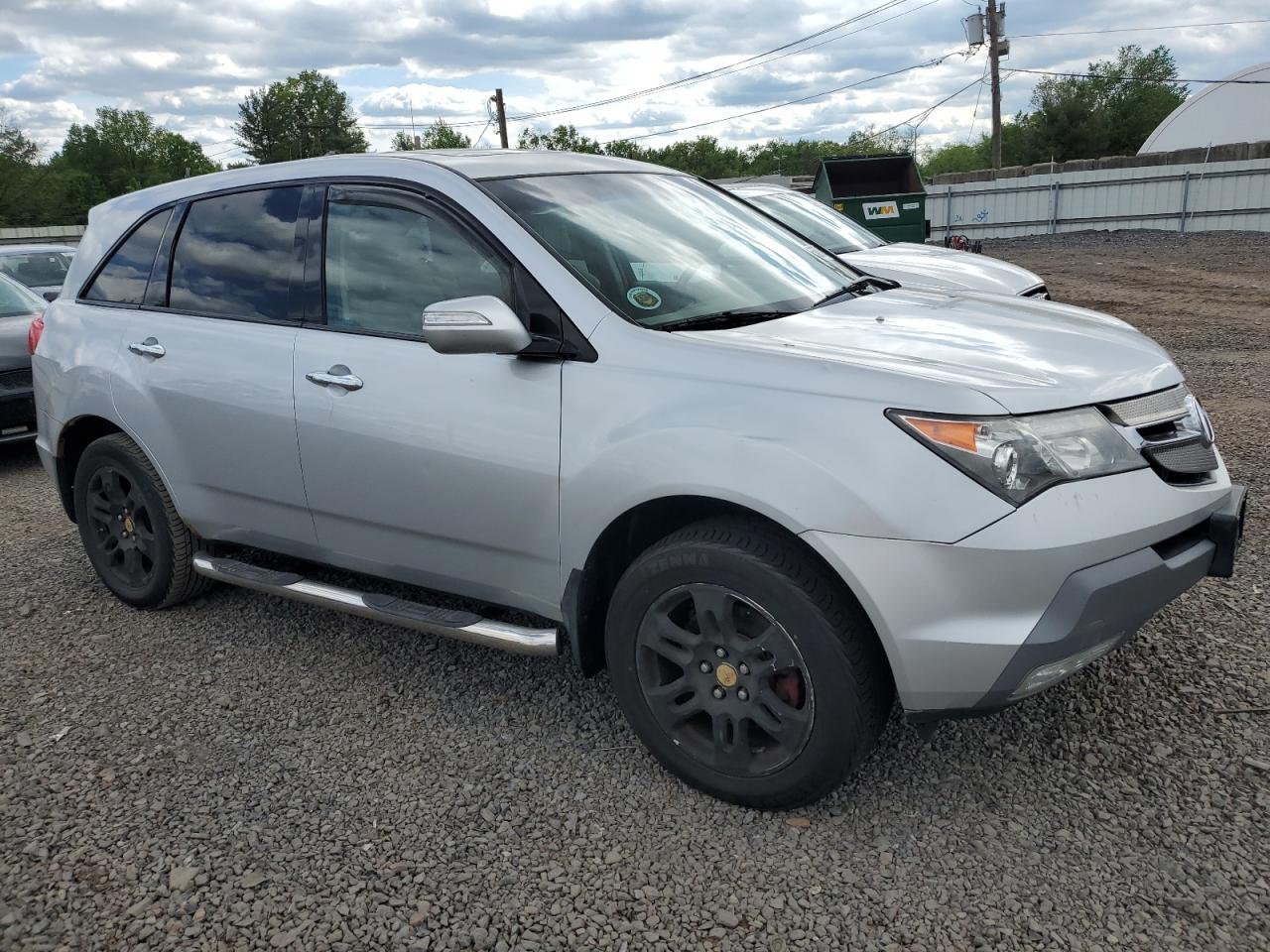 2007 Acura Mdx Technology Copart, lot number: 56050695, vin: 2HNYD28437H527251. Thumbnail 4