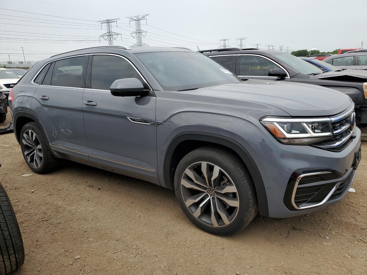 2021 Volkswagen Atlas Cross Sport Sel Premium R-Line Copart, lot number: 58376555, vin: 1V2FE2CA5MC223939. Thumbnail 4