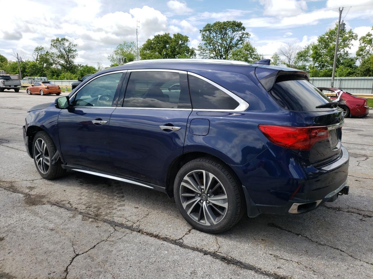 2017 Acura Mdx Advance Copart, lot number: 55206385, vin: 5FRYD4H90HB011044. Thumbnail 2