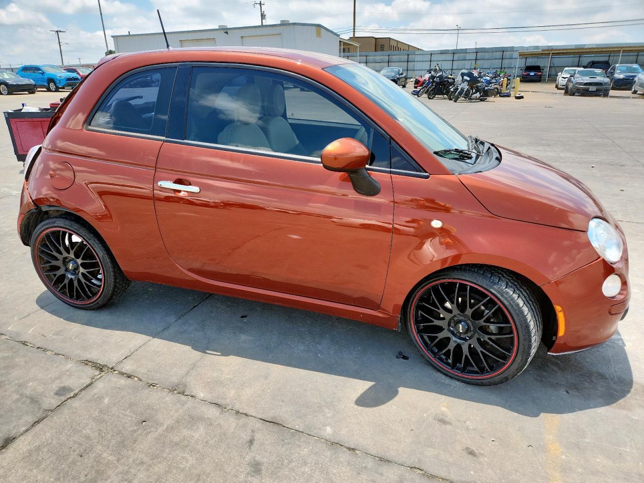2015 Fiat 500 Copart, lot number: 59019855, vin: NULL. Thumbnail 4