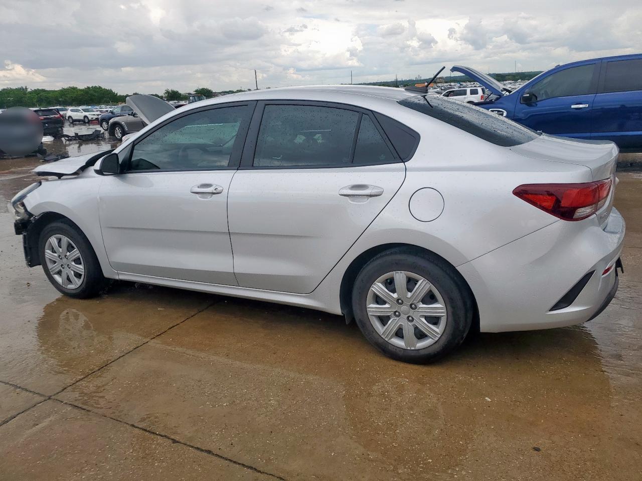 2022 Kia Rio Lx Copart, lot number: 55670515, vin: 3KPA24AD4NE438316. Thumbnail 2