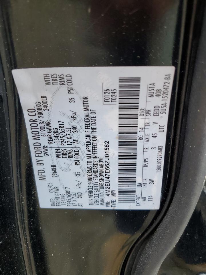 2006 Mercury Mountaineer Luxury Copart, lot number: 56378275, vin: 4M2EU47E66ZJ01562. Thumbnail 13