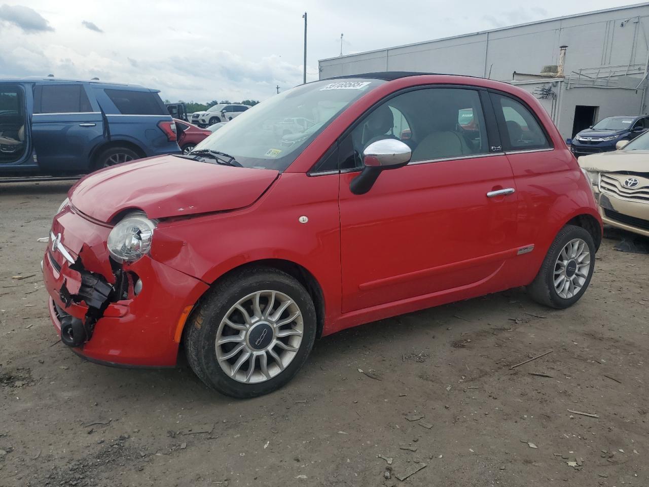 2013 Fiat 500 Lounge Copart, lot number: 59169585, vin: 3C3CFFERXDT718464. Thumbnail 1