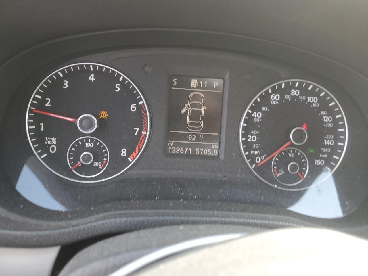 2013 Volkswagen Passat Se Copart, lot number: 55667095, vin: 1VWBP7A3XDC100355. Thumbnail 9