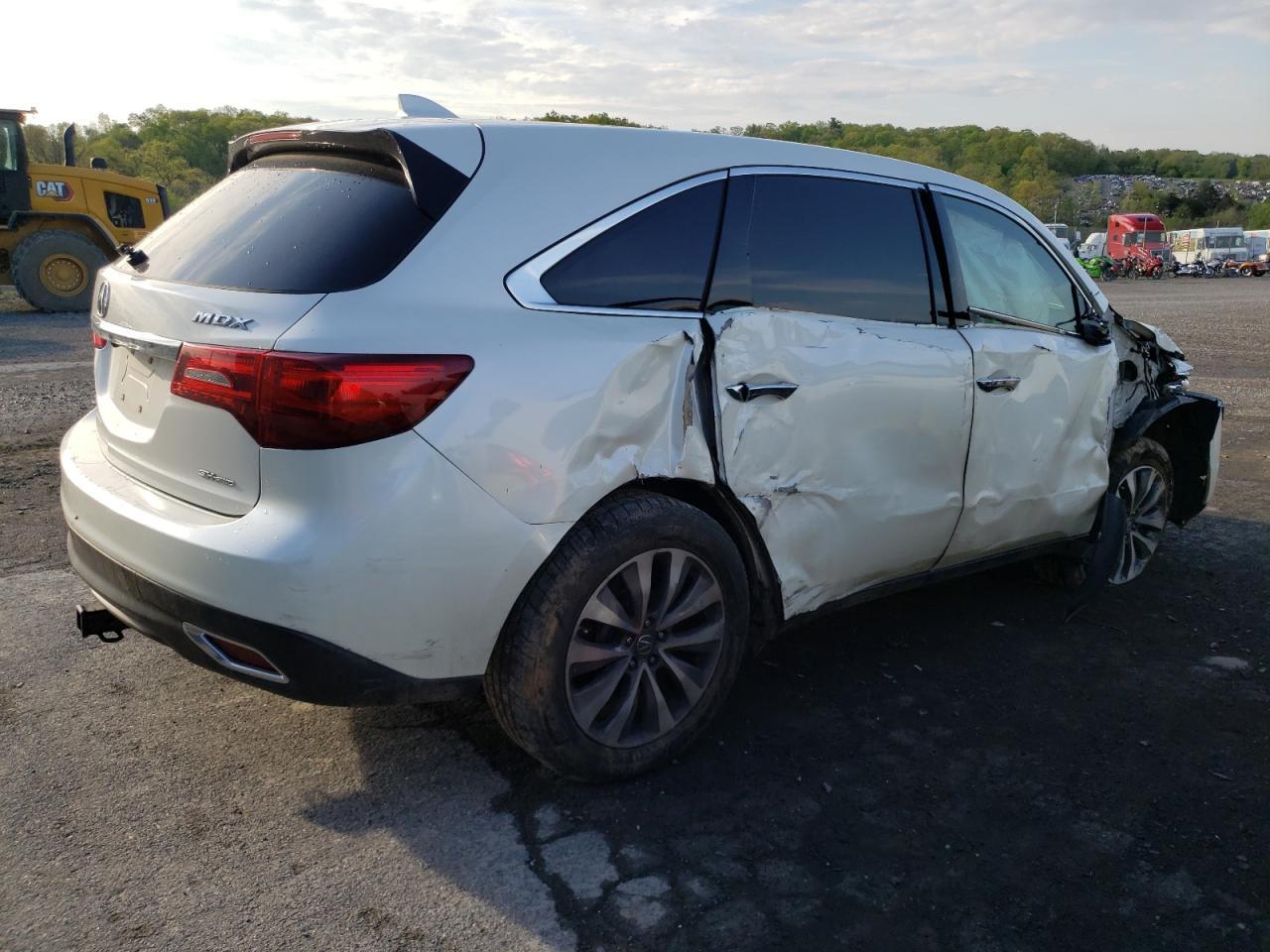 2014 Acura Mdx Technology Copart, lot number: 55104255, vin: 5FRYD4H6XEB040956. Thumbnail 3