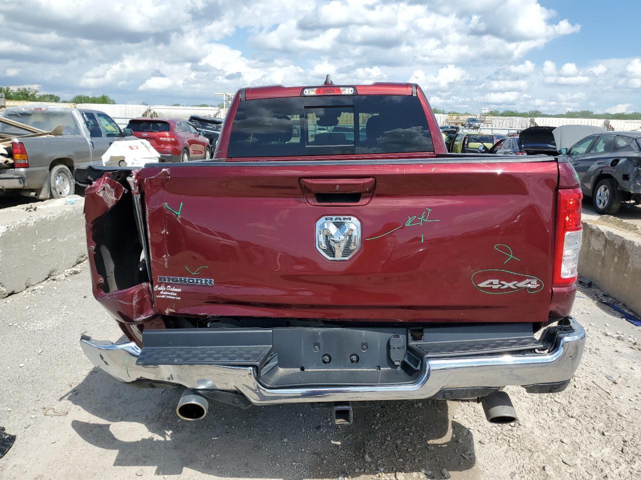 2022 Ram 1500 Big Horn/Lone Star Copart, lot number: 55498705, vin: 1C6SRFBT0NN468742. Thumbnail 6