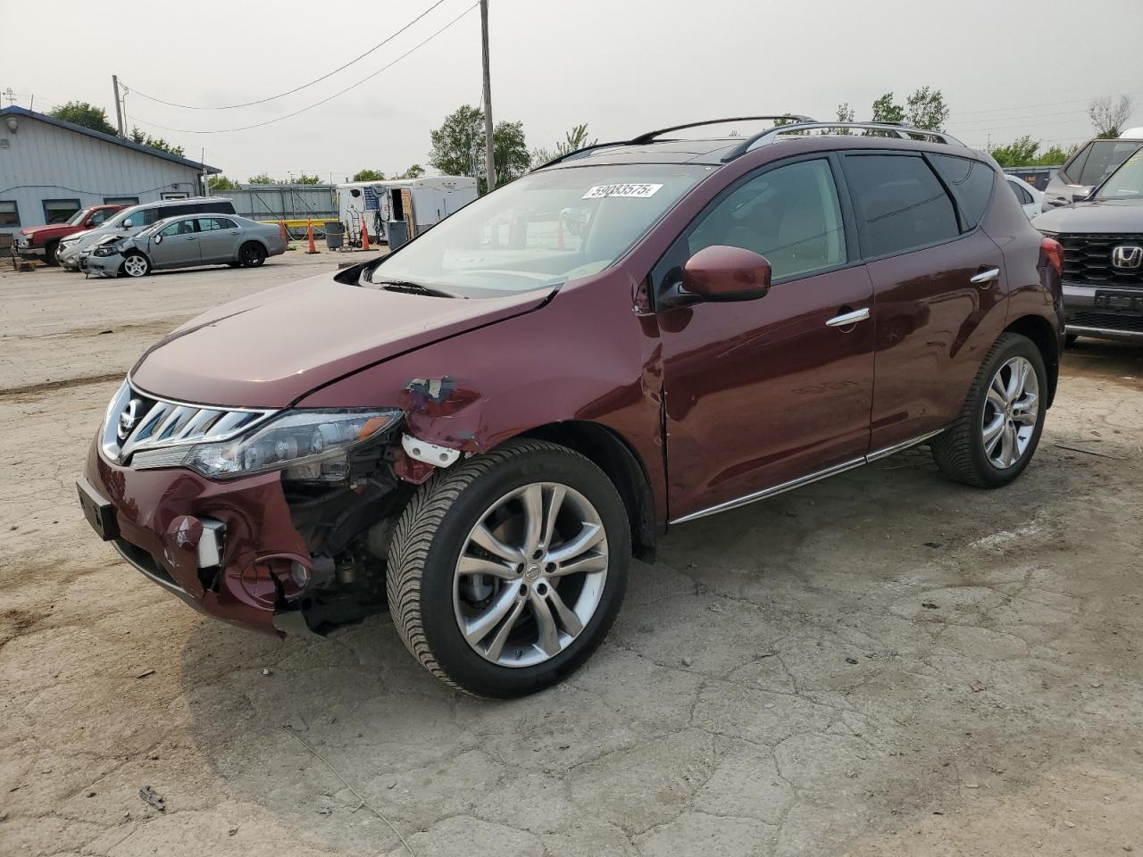 2009 Nissan Murano S Copart, lot number: 59033575, vin: JN8AZ18W29W140333. Thumbnail 1