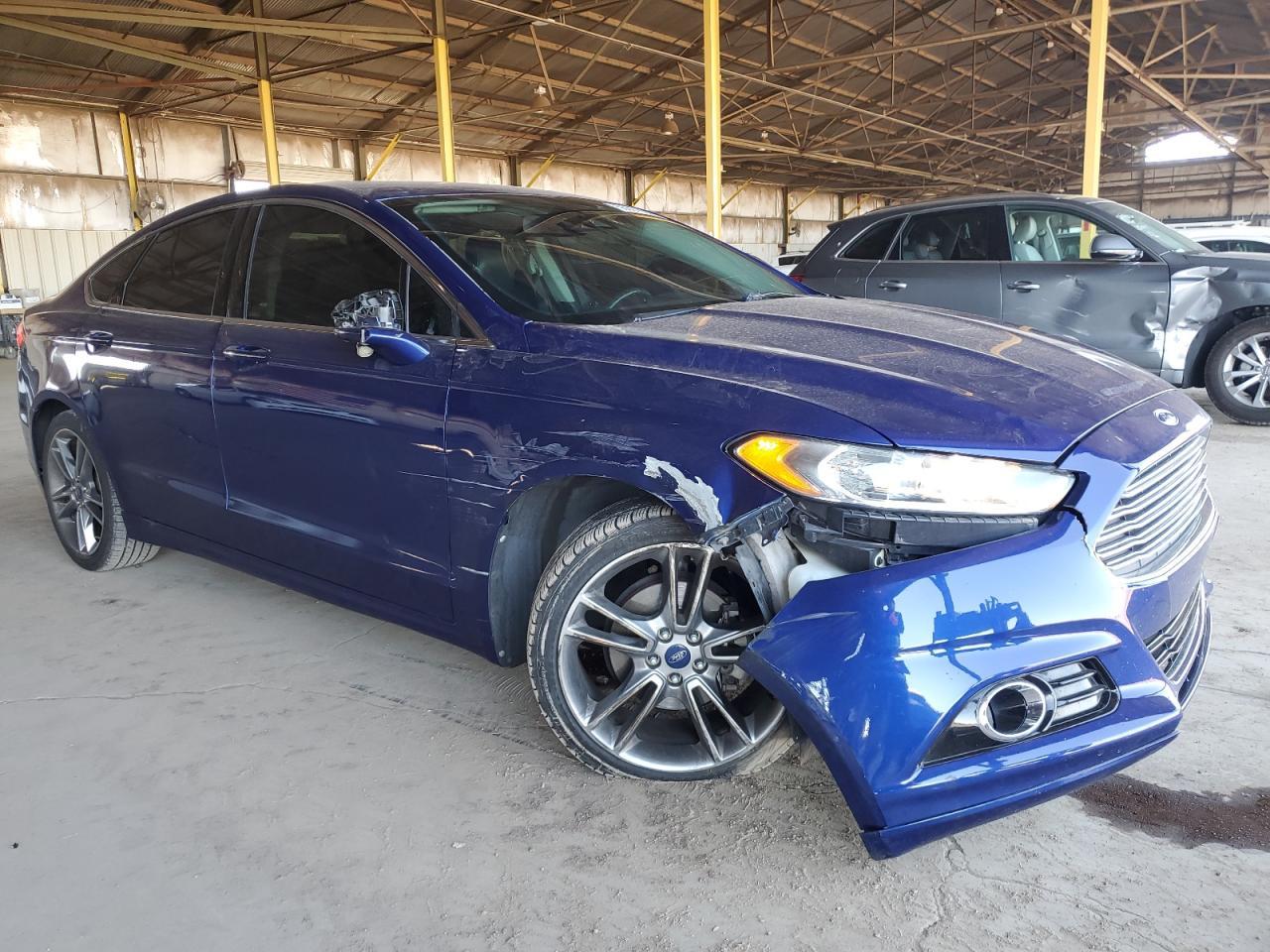 2014 Ford Fusion Titanium Copart, lot number: 56607895, vin: 3FA6P0K90ER129595. Thumbnail 4