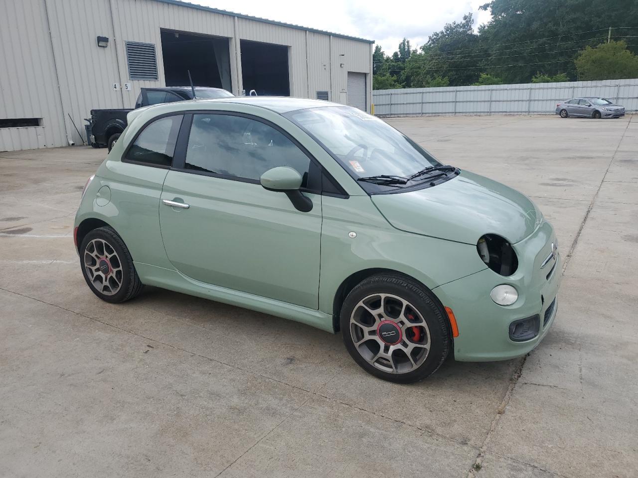 2013 Fiat 500 Sport Copart, lot number: 58783695, vin: 3C3CFFBR1DT554865. Thumbnail 4