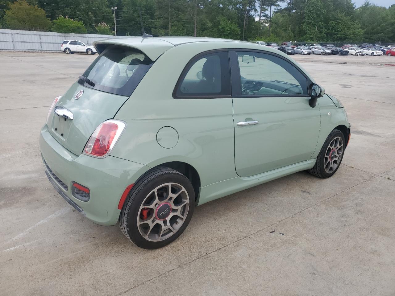 2013 Fiat 500 Sport Copart, lot number: 58783695, vin: 3C3CFFBR1DT554865. Thumbnail 3