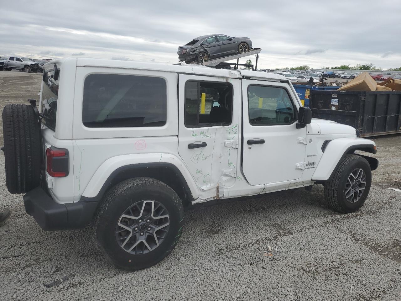 2024 Jeep Wrangler Sahara Copart, lot number: 56046545, vin: 1C4PJXEN0RW124868. Thumbnail 3