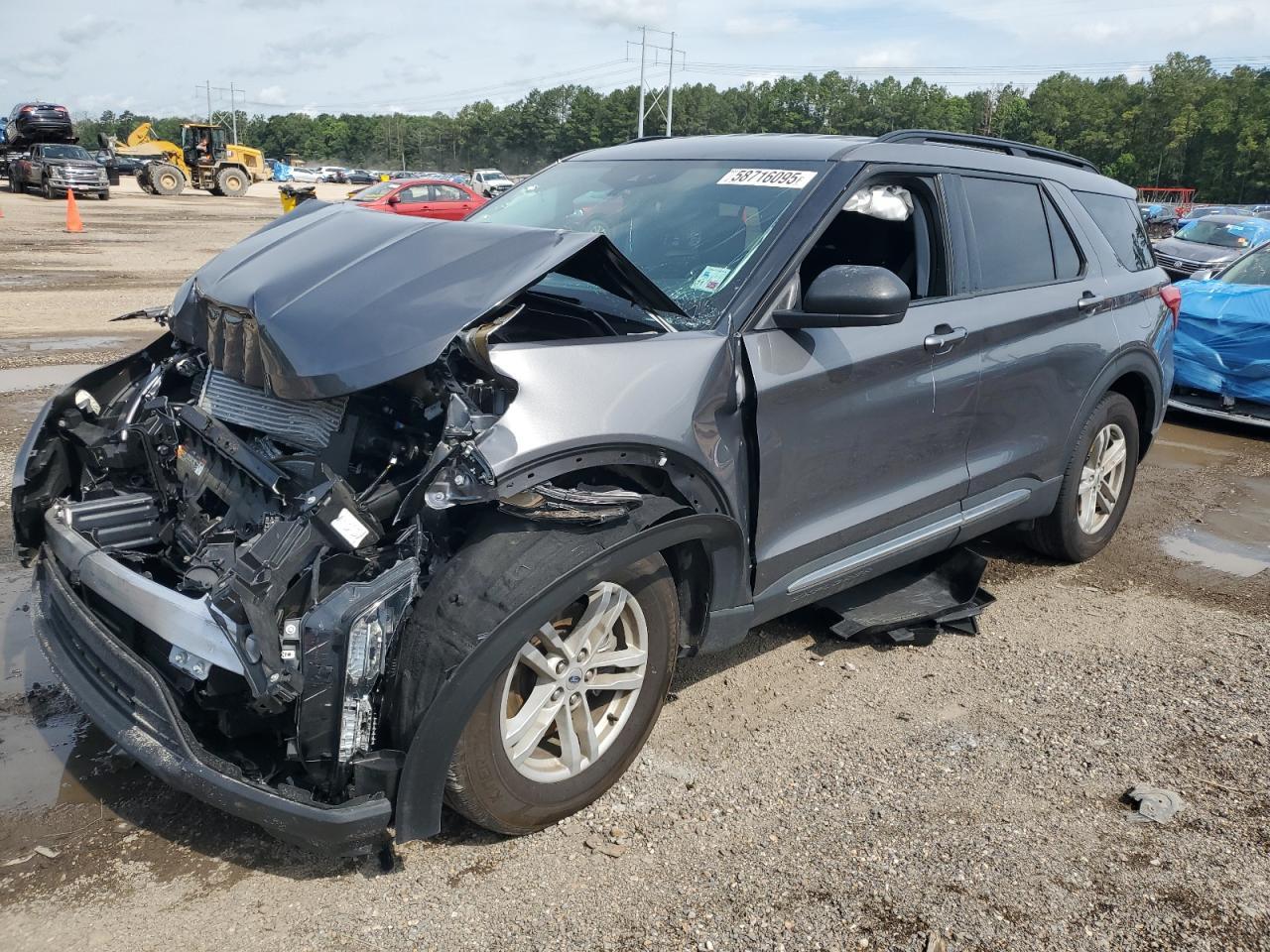 2023 Ford Explorer Xlt Copart, lot number: 58716095, vin: 1FMSK7DH4PGB62223. Thumbnail 1