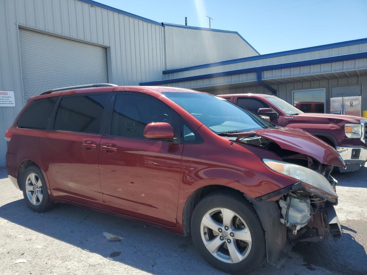 2014 Toyota Sienna Le Copart, lot number: 56601545, vin: 5TDKK3DC7ES462827. Thumbnail 4