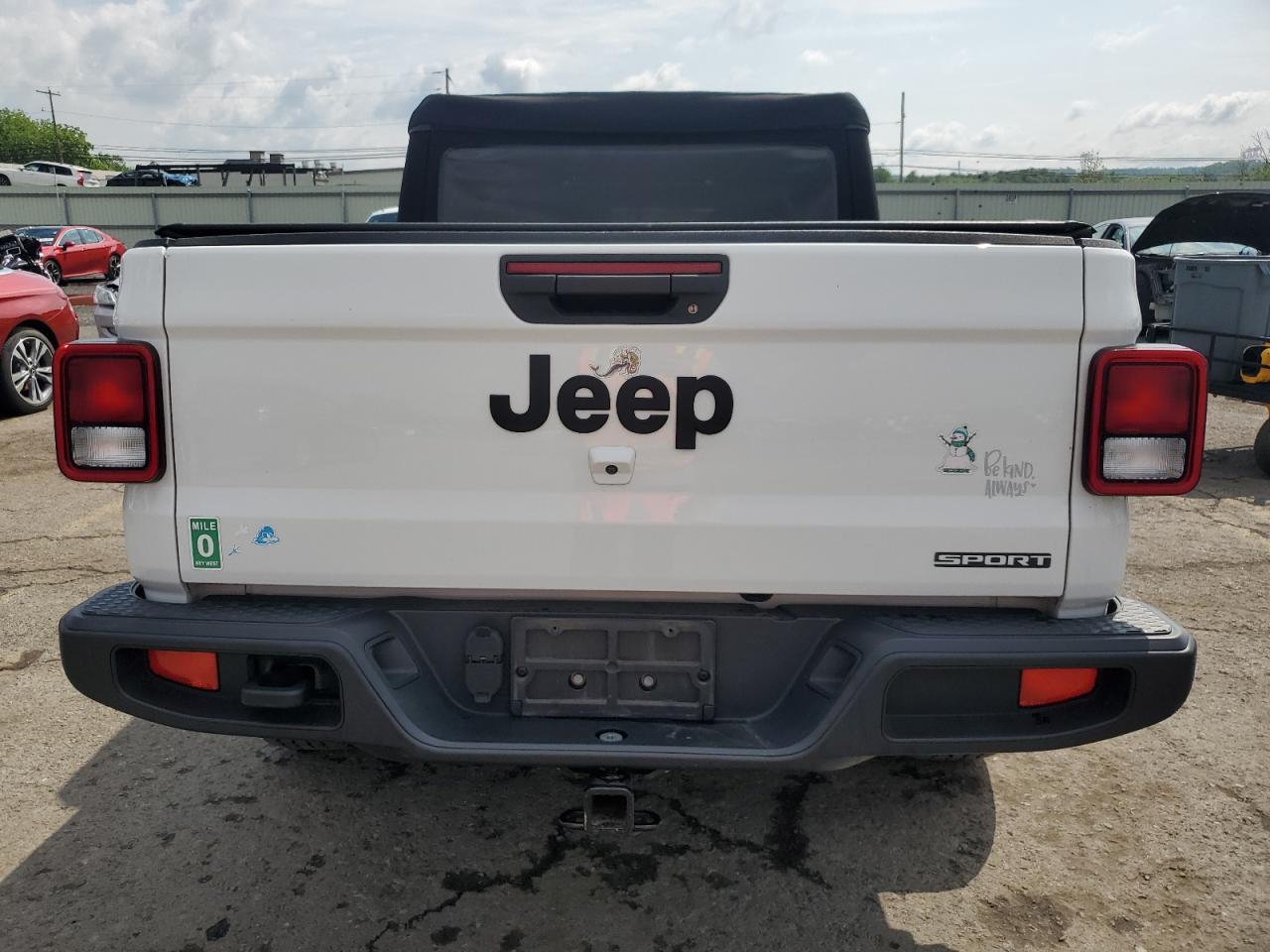 2020 Jeep Gladiator Sport Copart, lot number: 58130105, vin: 1C6HJTAG3LL130331. Thumbnail 6