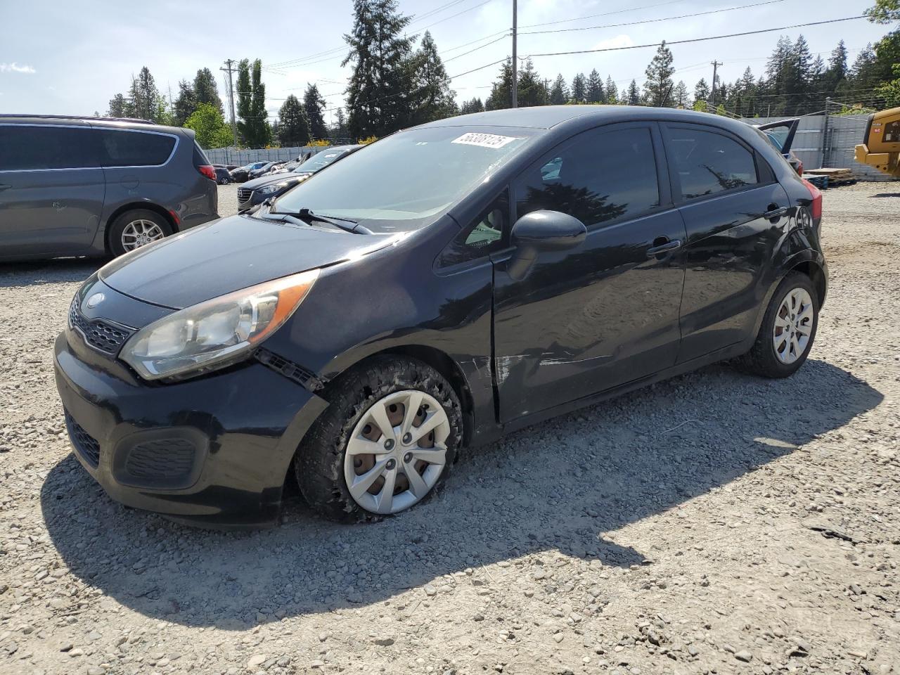2013 Kia Rio Lx Copart, lot number: 56308125, vin: KNADM5A37D6205696. Thumbnail 1