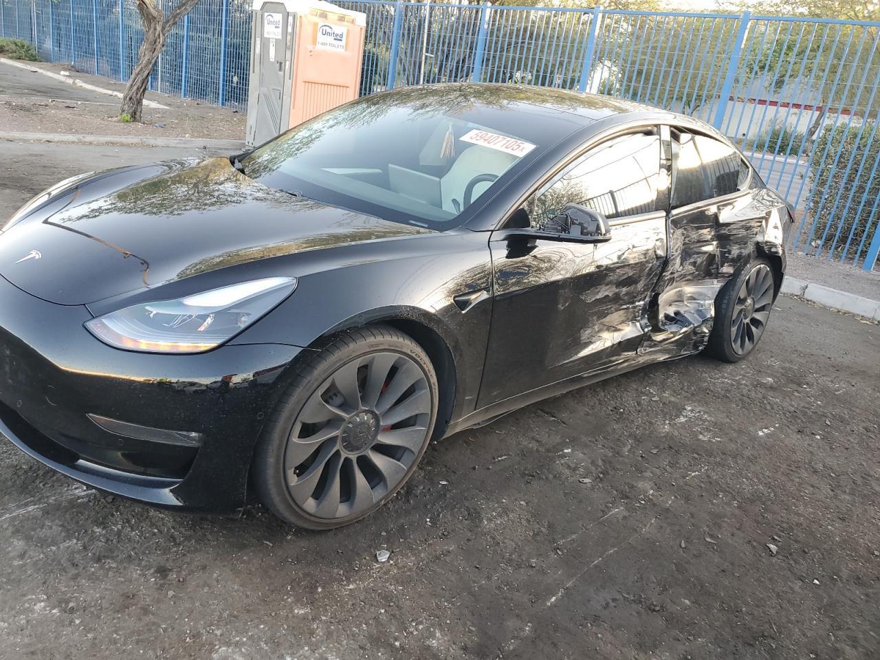 2021 Tesla Model 3 Copart, lot number: 59407105, vin: 5YJ3E1EC2MF984962. Thumbnail 1