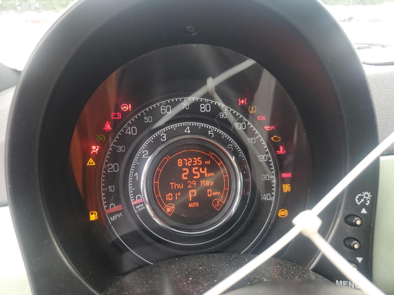 2013 Fiat 500 Sport Copart, lot number: 58783695, vin: 3C3CFFBR1DT554865. Thumbnail 9