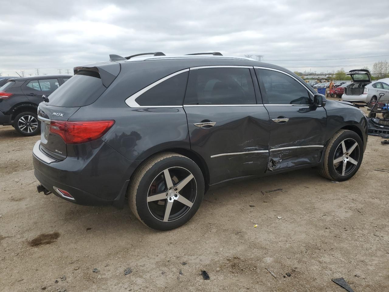 2016 Acura Mdx Advance Copart, lot number: 55525135, vin: 5FRYD4H98GB014983. Thumbnail 3